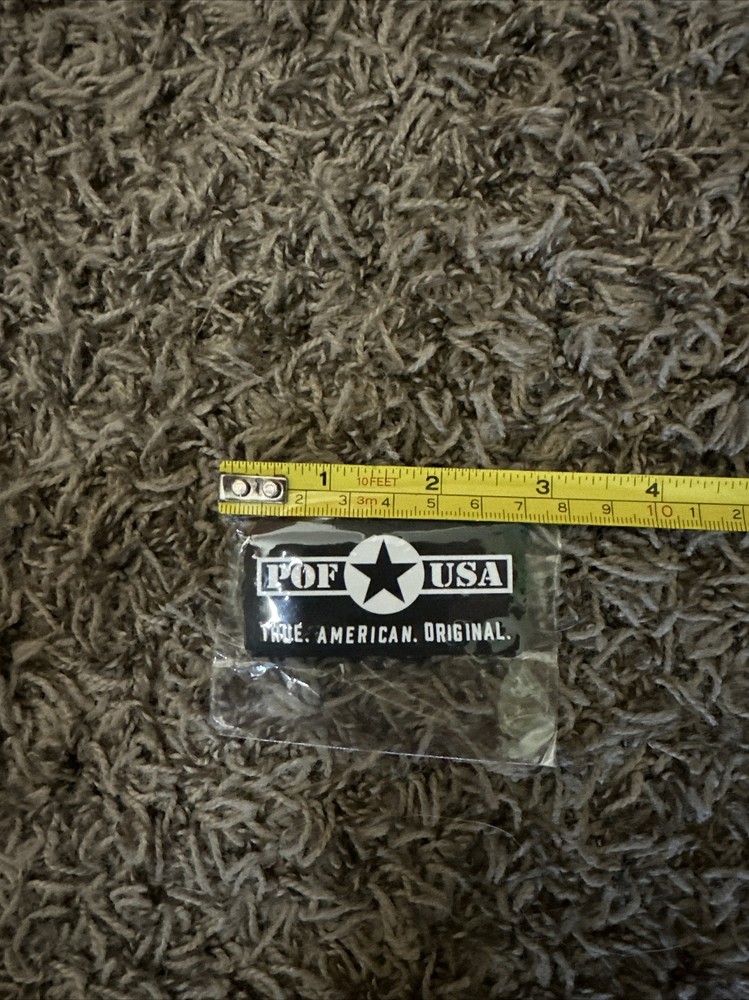 POF USA Patriot Ordnance Factory Keychain SHOT SHOW True American Original
