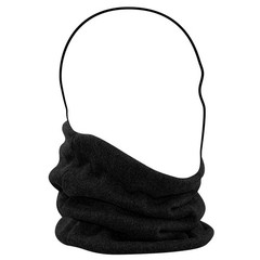 ZANheadgear WFMFN114 Fleece Neck Gaiter, Black