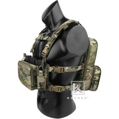 KRYDEX Tactical D3CR Chest Rig Harness D3 Flatpack Backpack MOLLE Rucksack Camo