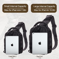 Antarctica Tactical Sling Pack Military Shoulder Bag Molle Assault Range Bag