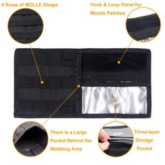 Tactical MOLLE Vehicle Visor EDC Tool Pouch Car Sun Visor Organizer Storage Bag