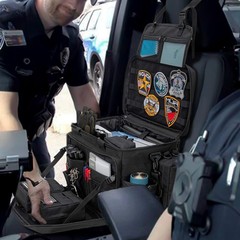 Car Organizer Front Seat Patrol Bag 15.6 Laptop Sleeve MOLLE Trunab Police Gear