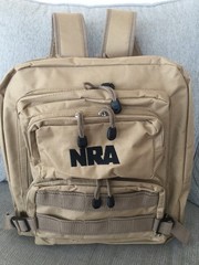 NRA TACTICAL BACKPACK Khaki Multi-Pocket Hunting Outdoor Gear Bag