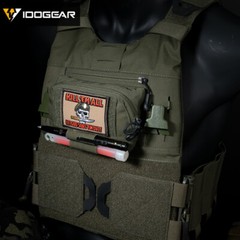 IDOGEAR Tactical MOLLE Pouch Accessory Pouch Chest Storage Admin Pouch Camo Army
