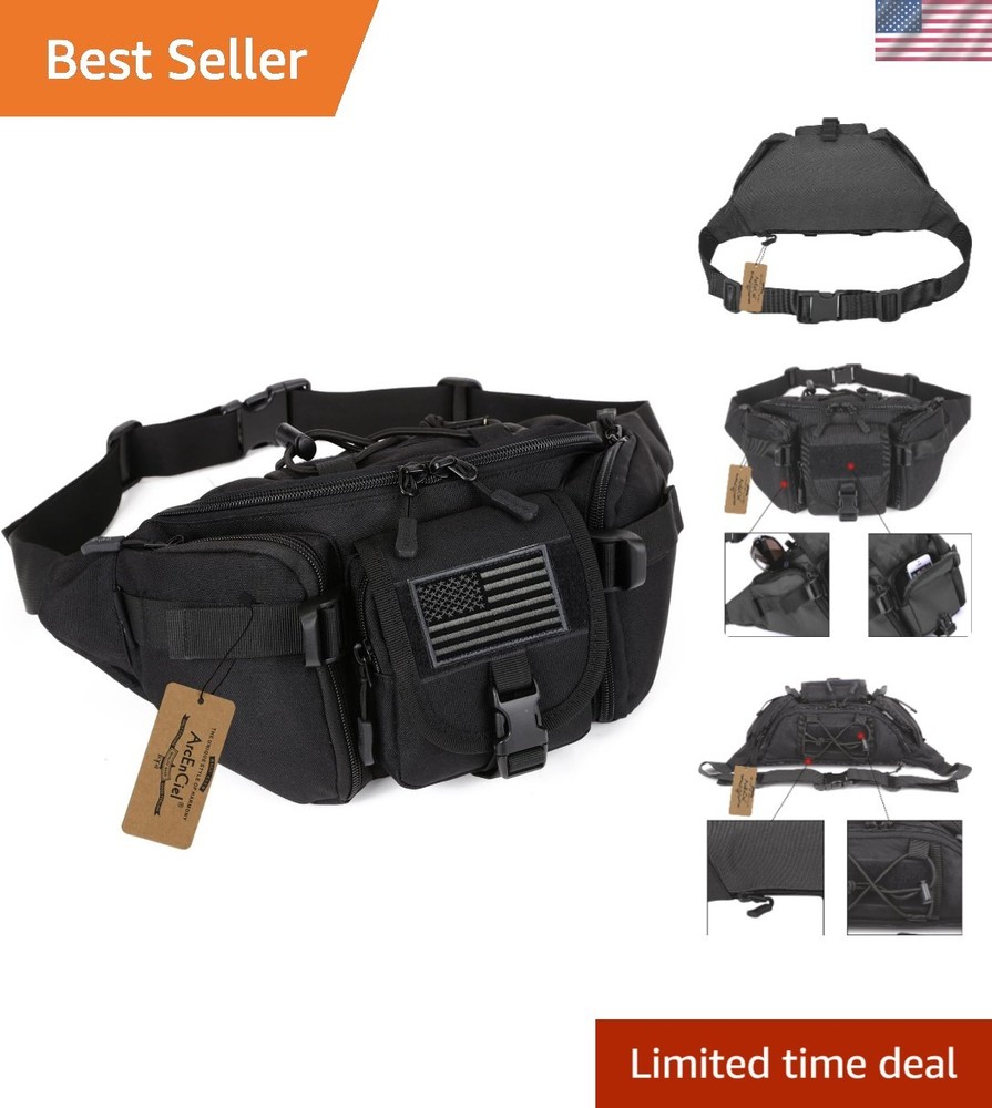 Lightweight Tactical Bum Bag with Hidden Pocket – Ideal for Outdoor Adventures
