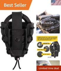 Luxury MOLLE Handcuff Taco Pouch – Adjustable & Weather-Resistant Black Nylon