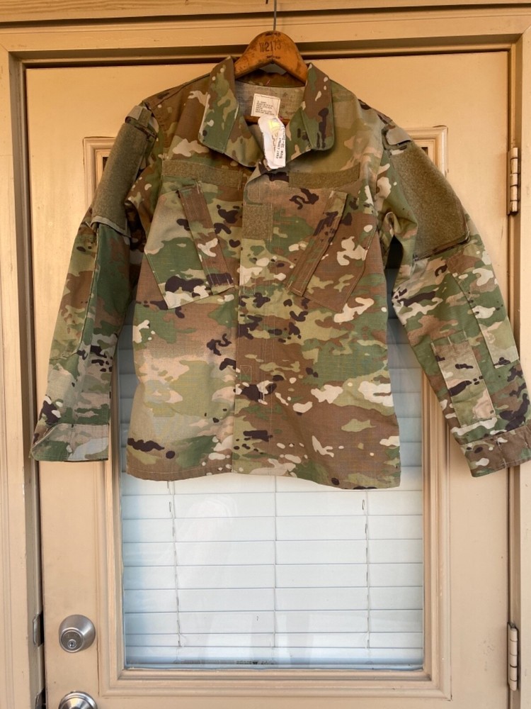 US army Multicam Female Size 33 Short Insect Repellent Jacket Shirt