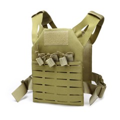 Tactical Vest for Kids Airsoft Safety Jump Plate Carrier Molle Children Vest US
