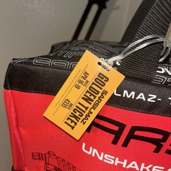 Sarsilmaz SAR9 NRA Show Tote Bag Golden Ticket Promo Gun Range Gear Red Black