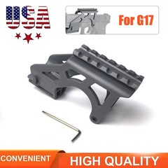 Tactical Scope Mount Picatinny Rail Mount for RMR Red Dot Sight Pistol Glock 17