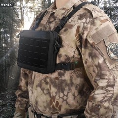 Tactical Chest Rig Pack with Laser Cut Design, Molle Chest Bag for Men and Wo…