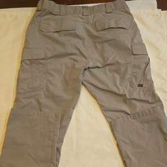 5.11 Tactical Men’s Cargo Pants Tan Solid Cotton Blend Size UK34 Regular