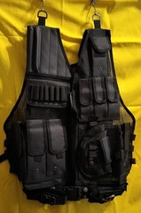 Tactical Vest for Men S-4XL Lightweight with Breathable Mesh Training Paintball