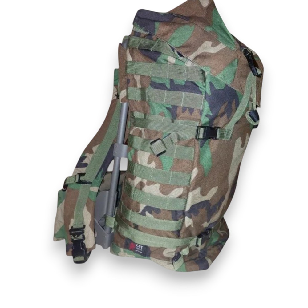 LBT 0404 Ridge Bag Cordura 60L Tactical Raid Rucksack Woodland M81 ALICE Frame