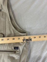 5.11 Tactical Series Utility Vest Men’s L Taclite Beige Cotton Canvas 80001