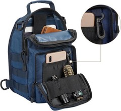 7L Water-Resistant Tactical Backpack – Small Sling Pack for Sports and Travel