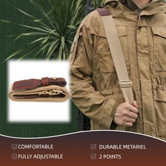 Tourbon 2 Points Rifle/Shotgun Strap Gun Sling Quick Release Webbing w/Swivels