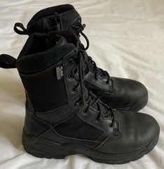 5.11 Tactical ATAC 2.0 8″ Waterproof Zip/Lace-up Black Tactical Boots Men’s 10.5