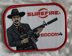 NRA 💥 Show 2026 Surefire “Socom4 – Doc Holiday” Morale Patch, Hook & Loop, NEW!