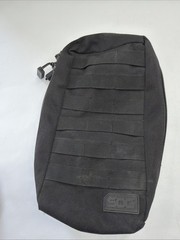 SOG Tactical Gear Bag Black MOLLE Nylon Zip 2 Pockets Mesh Modular