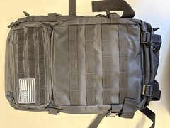 Lone Survivalist Tactical Backpack Black MOLLE Assault Pack EDC Travel Hiking