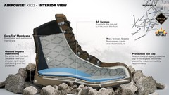 HAIX Airpower XR23 Boot, 14.5US, Wide, Brown, 14.5, 607903W-14.5