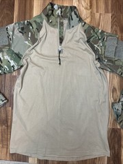 Men’s LBX Tactical Binter Defense Camo & Khaki 1/4 Zip Pullover Med