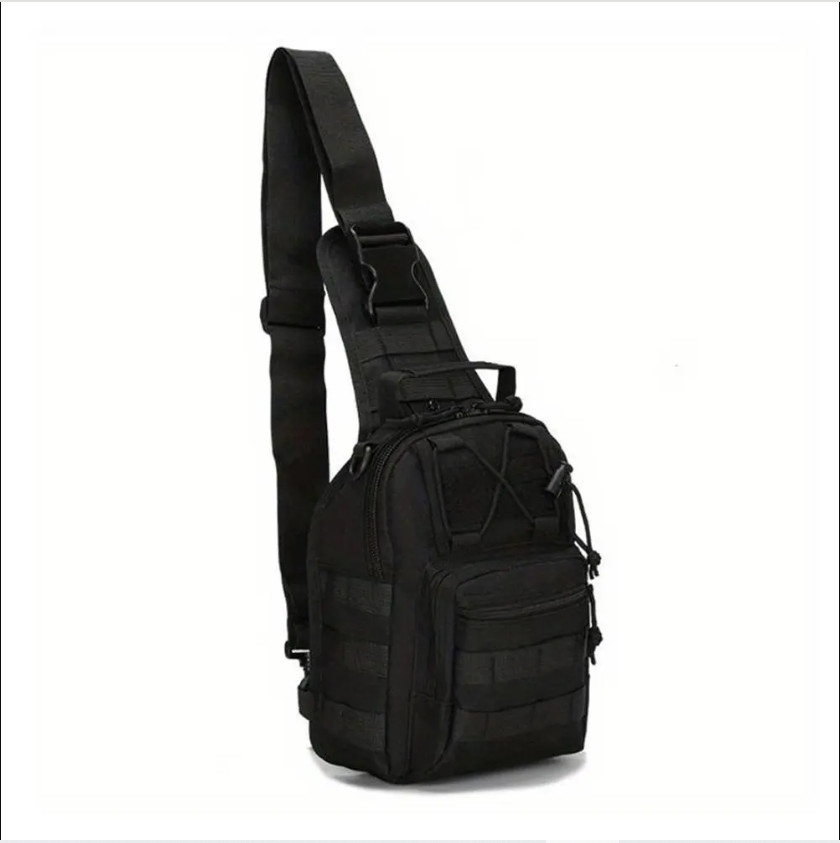 Men Outdoor Tactical Backpack Shoulder Sling Bag Chest Pack Sport Travel Hiking