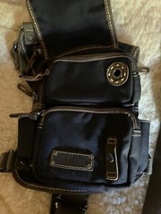 ukoala bag black canvas/ leather