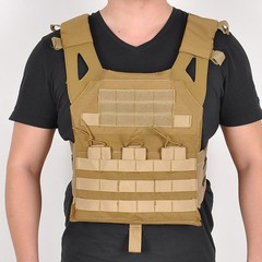 For Adult Portable Tactical Military Combat Assault Plate Carrier Chest Vest AHT