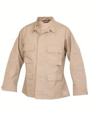 Jacket, BDU, Original, 65/35 Polyester Cotton Rip-Stop Khaki, XL-Long
