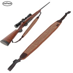 TOURBON Hunting Rifle Sling Gun Strap Padded Neoprene Non-slip Canvas Adjustable