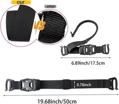 4PCS Tactical Molle Backpack Straps Rush Tier System Adjustable Tripod Tie Down