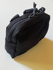 ARMOR EXPRESS Medium Utility Pouch 5X5 Zip top LAPD Blue Mil-Spec 1″ Molle