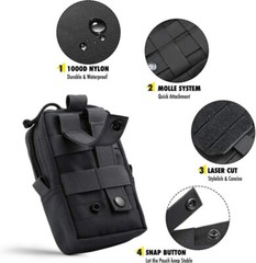 Tactical EDC Pouch Molle Utility Pouch Gadget Organizer Phone Holder Waist Pack