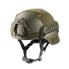 Helmet MICH 2000, 3mm ABS Plastic Adjustable ACH Tactical Helmet with Ear Pro…