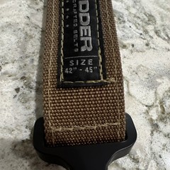 VEDDER Adjustable Tactical Belts Emergency/Rigger Belt Brown Solid Size 42″-45″