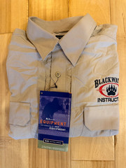 5.11 Tactical Series Blackwater INSTRUCTOR Long Sleeve Khaki Shirt UNUSED! WOW!!