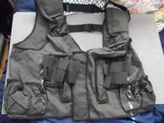 Used One Size Fits All Tactical Response Vest Dark Gray w/ Black (311)