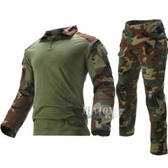 G2 Combat Shirt & Pants Elbow Knee Pads Set Army Tactical Miliary BDU Uniform