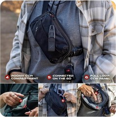 Tactical Fanny Pack 2.0 | CCW Ready, 100% Nylon, Rapid Access, Water Resistan…