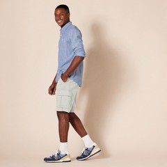 Amazon Essentials Men’s 10″ Classic-Fit Cargo Shorts, Soft Cotton 38, Grey