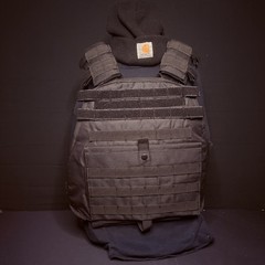 PROTECH Tactical Plate Rack Carrier 10″X12″ (Adjustable Size) Black MOLLE Nylon