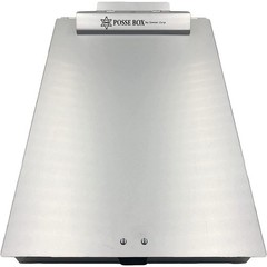 Posse Box PB-37S Aluminum Side Opening Two-Compartment Clipboard Box – 14″ x 9″