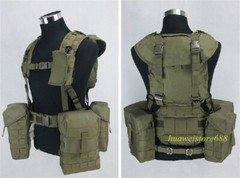 Russian Smersh Vest PKM Set Tactical Special Forces Military Training Gear Green