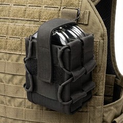 Tactical Molle Open Top Double Handcuff Pouch Handcuff Holder for Duty Belt Vest