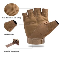 Tactical Gloves Hard Knuckle Anti-Slip Outdoor Workout Cycling Fitness