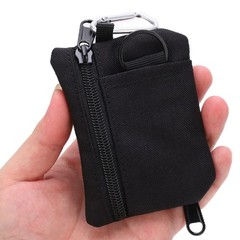 Mini Size EDC Utility Pouch Bags, Molle Pouch with Carabiner, EDC Pocket Orga…