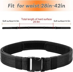 Durable 1.5″ Tactical Combat Belt for Law Enforcement & EDC – Lightweight Design