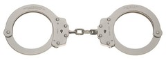 702C Oversize Chain Link Handcuff – Nickel Finish